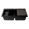 Alfi Brand 33 inch Granite Composite Workstation Double Bowl Drop In Sink w Accessories AB3418DBDI-BLA - alternate 2